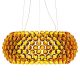 Colgante LED Caboche Grande Amarillo Dorado Regulable Foscarini