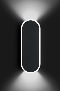 Vibia - Aplique LED ALPHA 7930 Lacado Negro Mate/Cromo Vibia - 7930.04