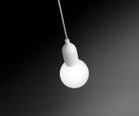 B.Lux - Colgante Ilde Fluorescente S Blanco/Negro BLux  - 700371