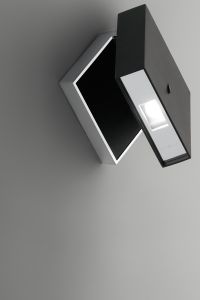 Vibia - Aplique LED ALPHA 7940 Lacado Negro Mate/Cromo Vibia