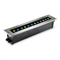 Leds C4 - Leds C4 Gea Bañador Empotrable LED RGB DMX Acero Inox. 65cm - 55-9827-Y4-37