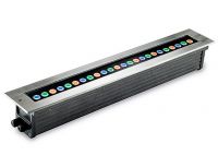 Leds C4 - Leds C4 Gea Bañador Empotrable LED RGB EASY+ Acero Inox. 125cm - 55-9828-Y4-37
